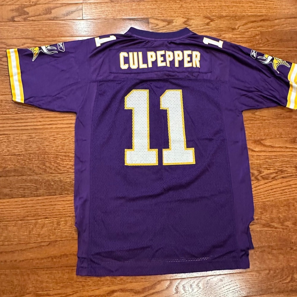 NFL Minnesota‎ Vikings Daunte Culpepper #11 Jersey Reebok Purple Youth Large